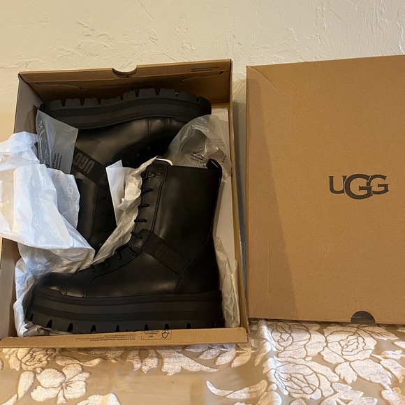Brand New Ugg Combat Boots - Picture 1 of 5